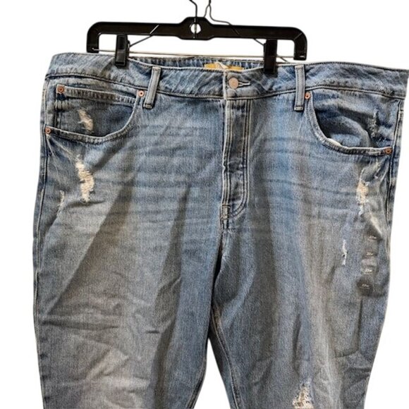 COPY - Maurices Womens Distressed Blue Denim Cheeky Taper Ankle 22W Regular Str… - Picture 2 of 13